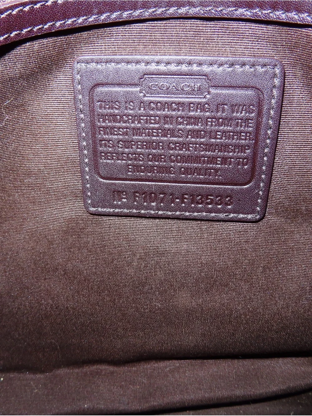 Coach Brown and Beige Signature Canvas Shoulder Bag